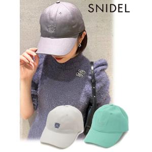 snidel / スナイデル エンブレムロゴキャップ  23秋冬. SWGH235623 帽子 (40%OFF&PT5)｜hearty-select