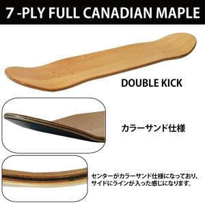 ブランクデッキカラーサンドデッキスケボー デッ...の詳細画像1