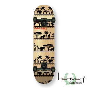 スケートボード コンプリート HEAVEN COMPLETE AFRICA 31×8 ヘブン