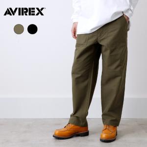 【期間限定50%OFF！】AVIREX アヴィレックス 7832210022 ベイカーパンツ メンズ パンツ ワイドシルエット アメカジ｜heath