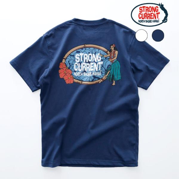 Tシャツ メンズ カットソー 半袖 STRONG CURRENT ストロングカレント HAWAII ...