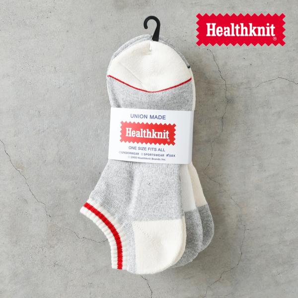 HEALTHKNIT ヘルスニット 3684 スラブラインくつ下 メンズ ソックス 3Pセット アン...