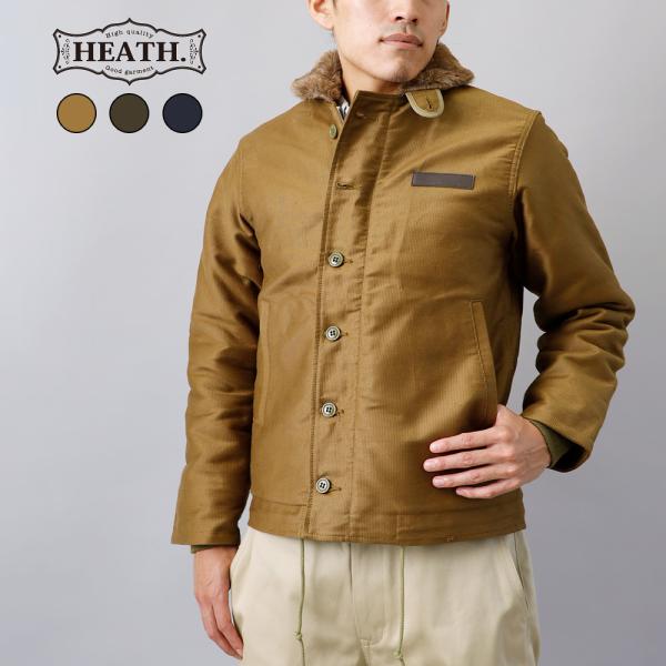 N-1 デッキジャケット メンズ アウター ミリタリージャケット 日本製 タイト 米軍 U.S.NA...