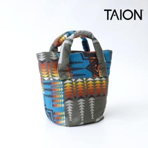 トート カバン トートバッグ ランチトート お散歩用 ペンドルトン TAION タイオン ダウン ミニバッグ 3WAY お買物用 PENDLETON｜heath