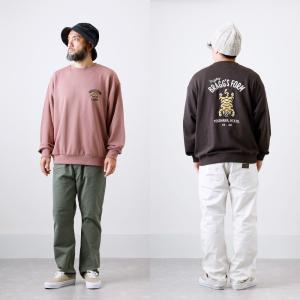 刺繍スウェット メンズ トレーナー 長袖 タイ...の詳細画像2