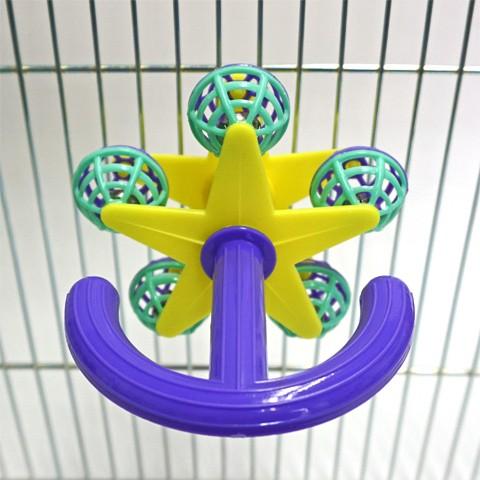 スターブリッジ メッシュボール/トイ おもちゃ ストレス解消 遊び バード・フィールド 回る 小鳥 ...