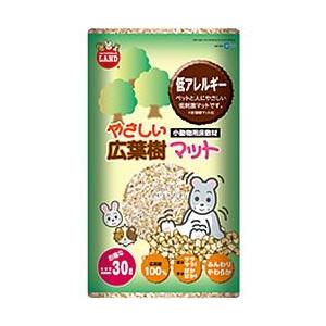 やさしい広葉樹マット30L/床材 チップ 敷材 マット マルカン