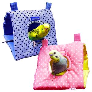 レインボー　ミニミニさんかくトンネル/小鳥用布製ベッド