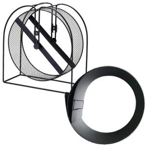 「メタルサイレント32」と「メタルサイレント32専用ホイールベルト32」のセット/回し車