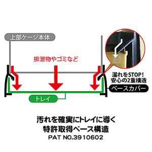 イージーホームステンレス 60ハイメッシュWH...の詳細画像3