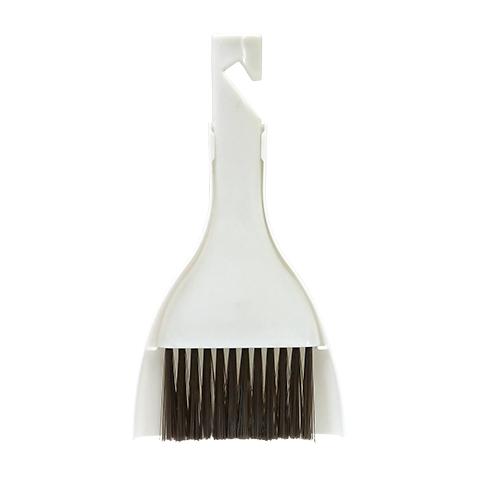 ミニホーキ＆ちりとりセット(ホワイト)/飼育ケース掃除 トイレ掃除 ケージ掃除