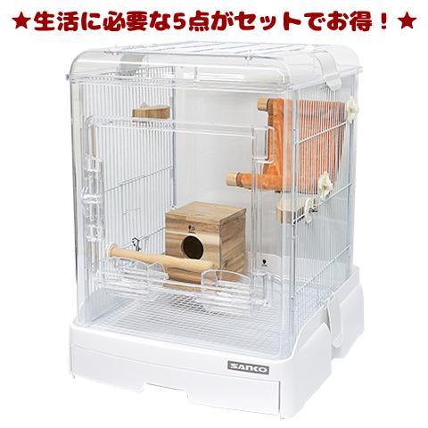 イージーホーム フクロモモンガ飼育セット/フクモモ 袋モモンガ ケージ ケース サンコー SANKO...