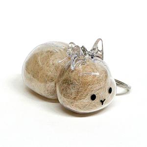うちの子分身?キーホルダー うさぎ/毛収納 集...の詳細画像4
