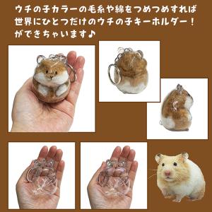 うちの子分身?キーホルダー ハムスター/毛収納...の詳細画像2
