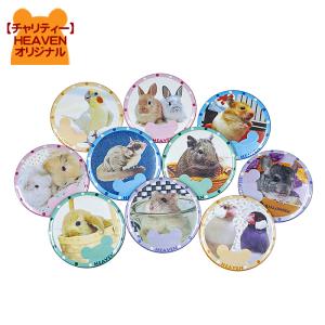 【チャリティー】HEAVEN 小動物＆小鳥缶バッジ＜2＞/バッチ バッヂ メール便対応