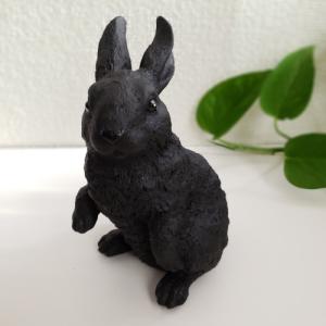(在庫品)横浜炭物語 Rabbit うさぎちゃん 置き物 プレゼント
