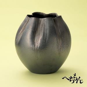 大倉陶園 金蝕バラ 23cm花生 ( ギフトボックス入り 花瓶 フラワー