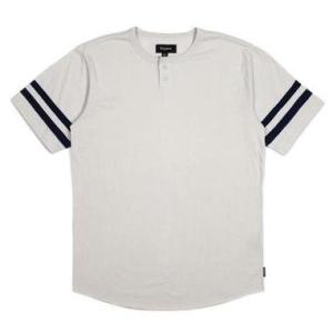 Brixton Fairfield Henley T-Shirt Stone XS Tシャツ 送料無料｜hectarz-com
