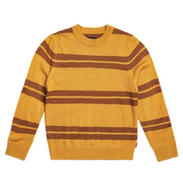Brixton Wes Sweater Maize/Bison S セーター 送料無料