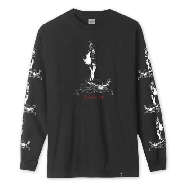 HUF Frazetta Sacrifice L/S T-Shirt Black M Tシャツ 送料...