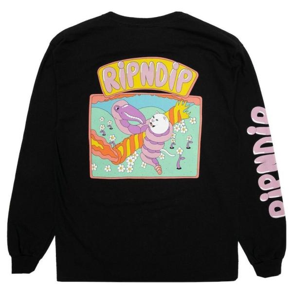 Ripndip Battlefield L/S T-Shirt Black S Tシャツ 送料無料