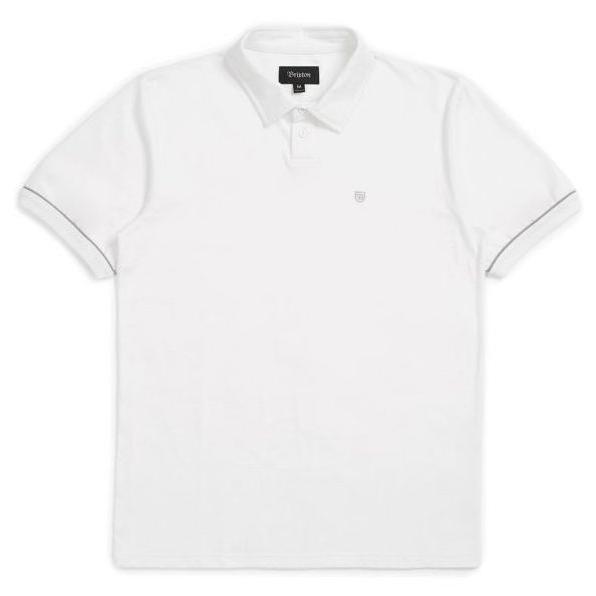 Brixton Carlos Polo Shirt White S ポロシャツ 送料無料