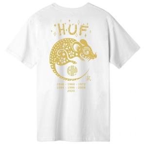 HUF Year Of The Rat Huf T-Shirt White S Tシャツ 送料無料｜hectarz-com