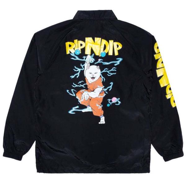 Ripndip Super Sanerm Coaches Jacket Black L コーチジャケ...