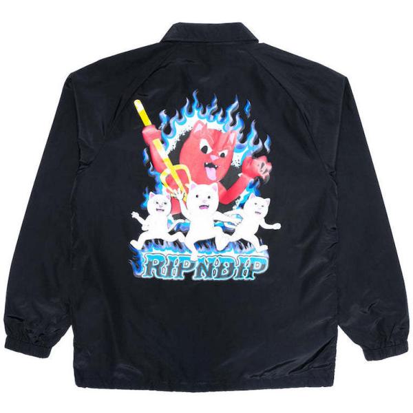 Ripndip Hades Coaches Jacket Black L コーチジャケット 送料無料