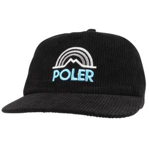 Poler MTN Rainbow Snapback Hat Cap Black キャップ 送料無料