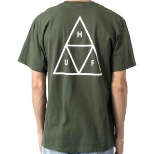 HUF Essentials TT T-Shirt Olive S Tシャツ 送料無料｜hectarz-com
