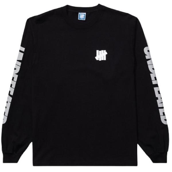 Undefeated Lockup L/S T-Shirt Black XS Tシャツ 送料無料