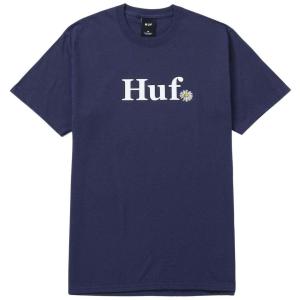 HUF In Bloom T-Shirt Navy S Tシャツ 送料無料｜hectarz-com