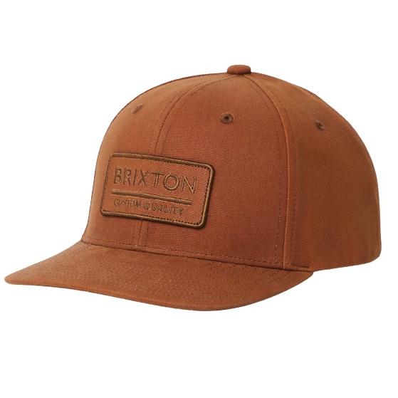 Brixton Palmer Proper MP Snapback Hat Cap Copper キ...