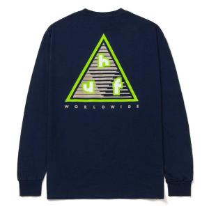 HUF High Adventure L/S T-Shirt Navy XL Tシャツ 送料無料｜hectarz-com