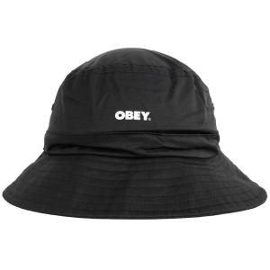 Obey Bold Century Bucket Hat Black ハット 送料無料