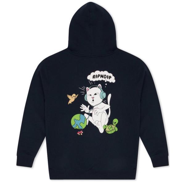 Ripndip I Like Turtles Pullover Hoodie Navy XL パーカ...