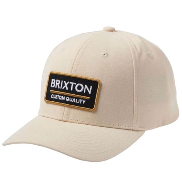 Brixton Palmer Proper MP Snapback Hat Cap Whitecap...