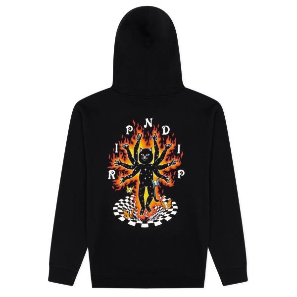 Ripndip Illusion Jerm Pullover Hoodie Black L パーカー...