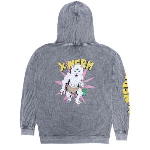 Ripndip X Nerm Pullover Hoodie Charcoal Mineral Wa...