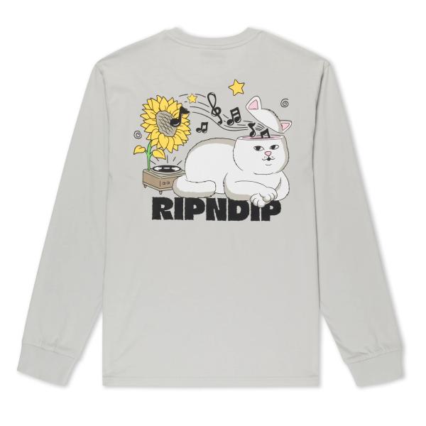 Ripndip No Music No Life L/S T-Shirt Grey XL Tシャツ ...