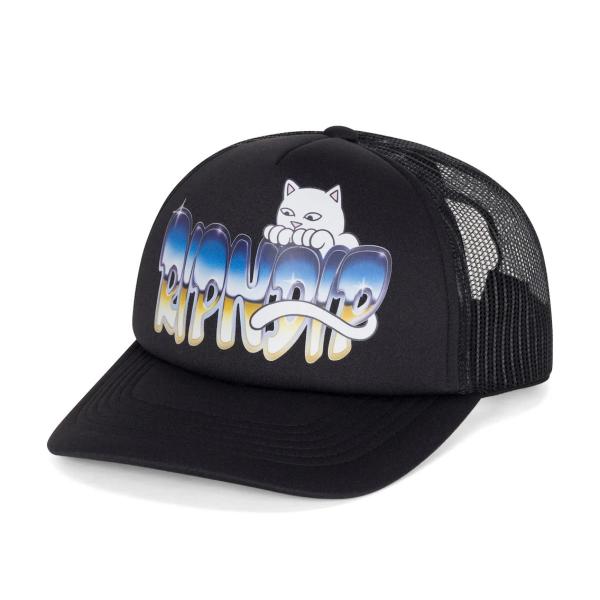 Ripndip Chroma Trucker Hat Cap Black キャップ 送料無料