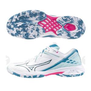 MIZUNO（ミズノ） ミズノ公式 ウエーブクロー 3 FIT ホワイト×ブルー