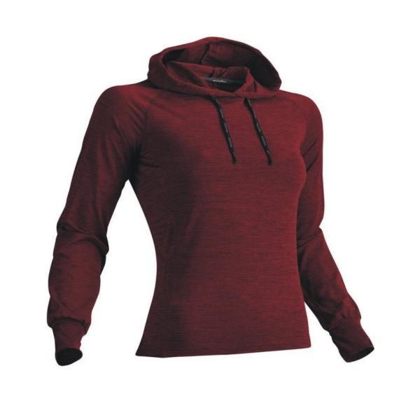 wundou(ウンドウ) ウィメンズフィットネスフーディーロングスリーブシャツ　P760　長袖 大人...