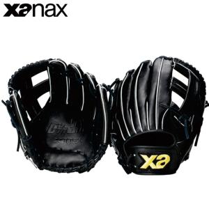 ザナックス　XANAX　軟式・ソフトボール兼用グローブ　BRG-8153　90：ブラック｜hed-club7