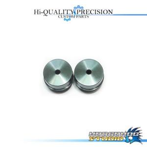 ハンドルノブキャップ Sサイズ ガンメタ（2個入り）