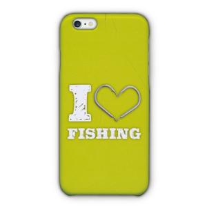 [アングラーズケース] I love Fishing　Green (商品コード： 2015090807)｜hedgehog-studio