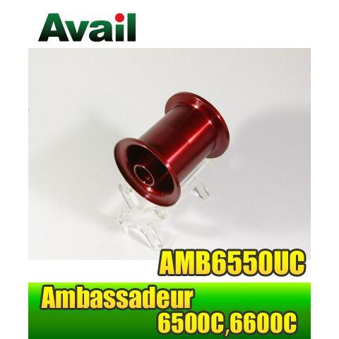 ABU Ambassadeur 6500Cシリーズ用 浅溝軽量スプール AMB6550UC レッド ...