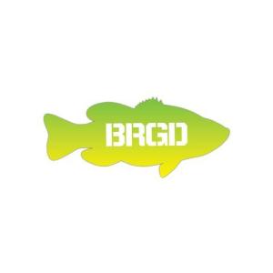 [Bass Brigade/バスブリゲード] LUNKER 7" GR STICKER - LIMON (code:BRD103)｜hedgehog-studio