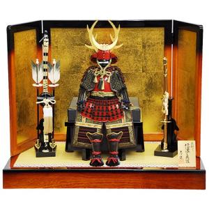 五月人形1️⃣　大鎧　弓太刀　飾り台　金屏風セット　京都平安雅峰　純金箔　子どもの日 人形の平安大新 / 五月人形 鎧 平台飾り 鎧飾り 鎧兜 金箔屏風 弓太刀